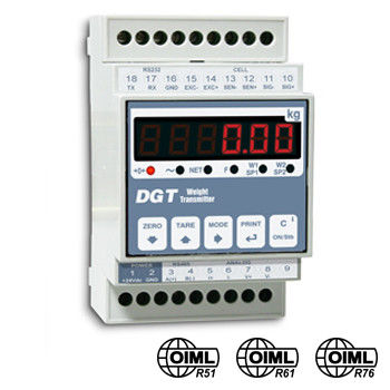 Digital 10mA Weighing Scale Indicator For Panel Mounting supplier