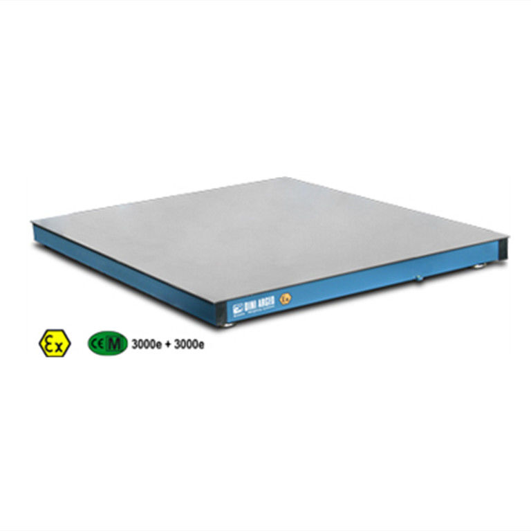 ET shock proof 4 Cell RAL 5007 large floor scale supplier